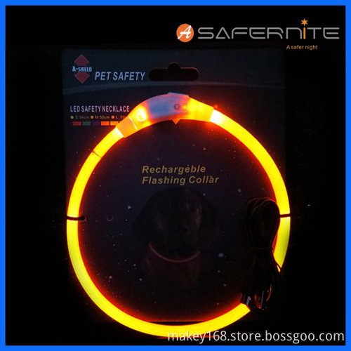 Led Bright Safety Dog Collar For Night Walks